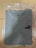 彪马（PUMA）|纯棉宽松白色短袖T恤男女款情侣夏季运动上衣691550 灰色-03 M (175/96A) 实拍图