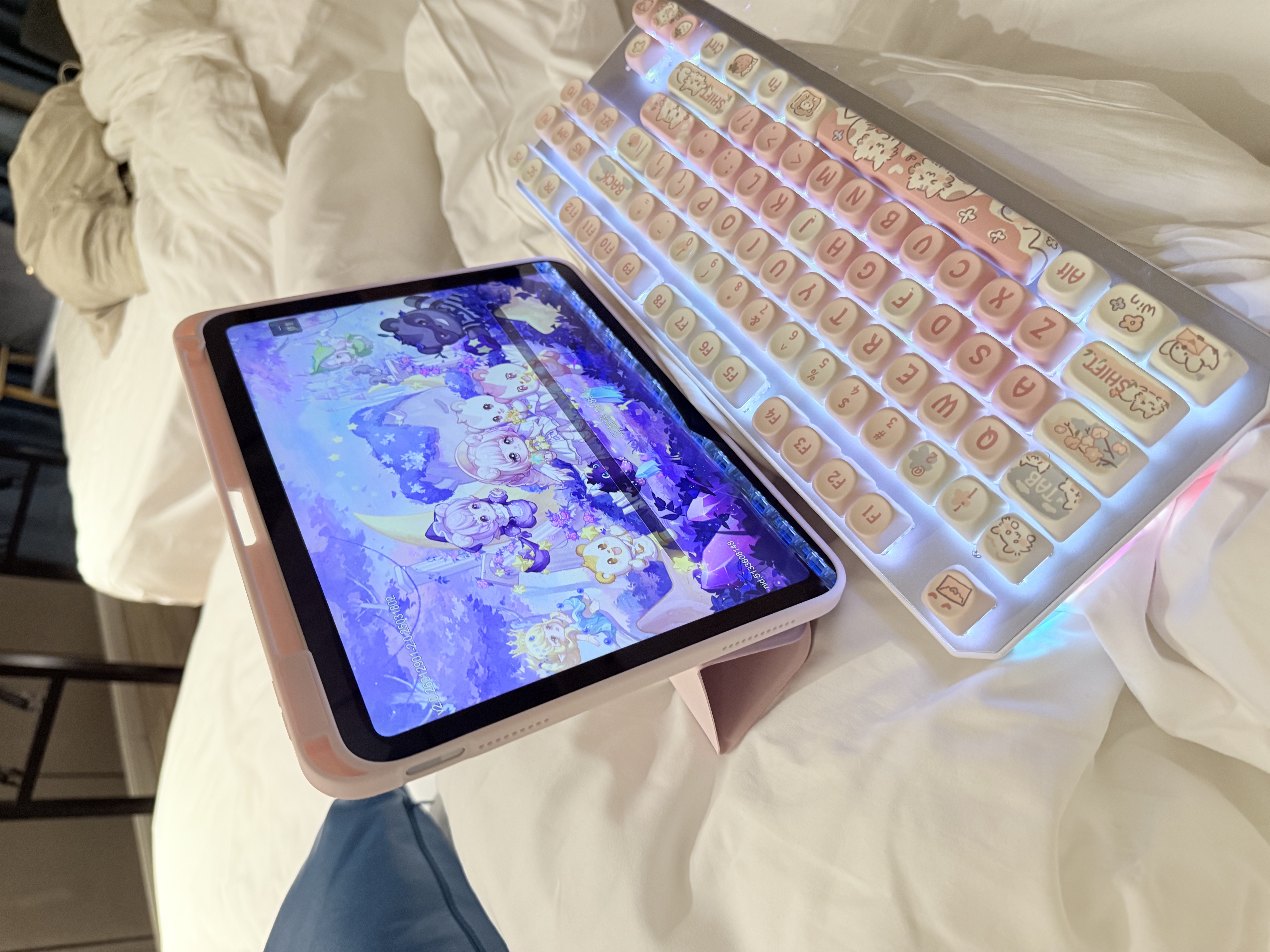 崇尚美适用ipad11代保护套2026新款ipada16芯片平板壳3+Y型折叠ipad air6保护壳防摔Air7带笔槽防弯壳 【婴儿粉】3+Y型亚克力配色 ipad12/ipad11代A16/iPa 实拍图