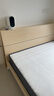 全友家居 现代简约原木风主卧室床1.5米x2米小户型双人家用高脚床 实拍图