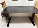 傲风A4Pro电竞桌实木电动升降电脑桌办公书桌子黑色1.2*0.6m 实拍图