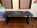 傲风A4Pro电竞桌实木电动升降电脑桌办公书桌子黑色1.8*0.8m 实拍图