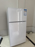 新飞（Frestec）小冰箱 冰箱小型双开门 迷你双门家用宿舍租房冷藏冷冻电冰箱节能省电 66L白【店铺热卖+一级能效】升级款 实拍图