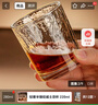 青苹果锤纹玻璃洋酒杯220ml6只 烈酒杯威士忌酒杯 玻璃杯水杯饮料杯 实拍图