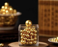 金小貅黄金转运珠女足金999路路通古法珠手链DIY隔珠散珠手链送礼编绳 4mm[古法]0.04-0.06g标准版 实拍图