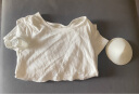 朴源 哺乳吊带背心免穿文胸夏季薄款夜间喂奶纯棉上衣孕妇产后打底衫 T611短袖式白色 L（90-105斤） 晒单实拍图