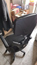 锦汐 电脑椅家用办公椅子靠背人体工学椅学习转椅老板座椅游戏电竞椅 【二代升级款】黑框黑网+乳胶 实拍图