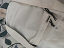 鹏境简约书包男背包初中女双肩包高颜值大容量高中大学生运动电脑包 简约书包-简约白【单包】 实拍图