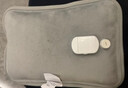 彩虹暖手宝热水袋充电热暖手器暖肚子脚暖身暖水袋暖宝宝 灰兔 实拍图