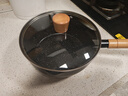 京东京造 小奶锅煮面汤锅 麦饭石色不粘锅雪平锅蒸煮辅食锅 带盖20cm 实拍图