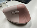罗技（Logitech）Lift人体工学鼠标 垂直鼠标 小手鼠标 无线蓝牙鼠标 3台设备秒切换 带Logi Bolt接收器 粉色 实拍图