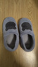 京东京造家居包脚棉拖鞋 冬季室内防臭防滑保暖厚底踩屎感男款 灰色44-45 实拍图