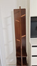 唯博思实木穿衣镜全身镜子落地镜一体家用卧室可旋转衣帽架多功能置物架 胡桃色【B58底盘款40cm】 实拍图