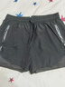 NIUKAILE运动短裤男田径训练服速干三四分裤秋高弹美式篮球跑步健身裤套装 深蓝+104黑【速干透气面料】 2XL 【建议135-155斤】送护腕 实拍图