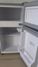 小鸭小冰箱迷你小型家用 冷藏冷冻两用宿舍寝室出租房用双门办公室电冰箱节能省电 银色-42A128LS【一级能效】 实拍图