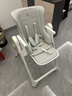 babycare宝宝餐椅6个月以上吃饭可折叠儿童座椅可移动婴儿成长椅 贝壳白 实拍图