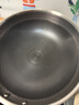 康巴赫316L不锈钢炒锅不粘锅少油烟炒菜锅赠蒸屉32cm电磁炉燃气灶通用 实拍图