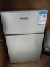 HYUNDAI（韩国现代）小冰箱迷你小型家用冷藏冷冻宿舍出租房办公室双开门二门电冰箱节能省电 58L银【日销过百+租房必备】 实拍图