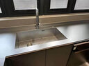 玥盛合【斜边门实心台面定制】304不锈钢橱柜 实心台面厨房橱柜灶台一体 304实心台面+斜边门·定制定金 实拍图