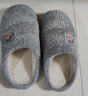 大嘴猴（paul frank）棉拖鞋男情侣时尚简约厚底家居保暖冬季拖鞋PF6661灰色280 实拍图