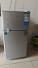 华宝小冰箱小型家用出租房用冷藏冷冻两用一级能效节能省电迷你宿舍寝室办公室二门电冰箱 【一级能效】68L银色【全国联保】 实拍图