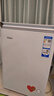 海尔（Haier）100L单温冰柜小型家用小冰柜减霜一级能效冷藏冷冻转换深冷冷柜小冰箱BC/BD-100GHW9D国家补贴 实拍图