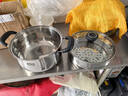 爱仕达（ASD）汤锅 304不锈钢小蒸锅 带蒸屉炖煮锅 20CM燃气电磁炉通用奶锅B1-Z 实拍图