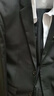 罗蒙西服套装男士修身职业正装西装套装商务伴郎服新郎服结婚礼服男装 实拍图