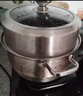 美厨（MAXCOOK）蒸锅 304不锈钢30CM三层蒸锅 加厚复底汤锅 燃气电磁炉通用 实拍图