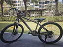 沃雷顿（VORLAD）山地自行车红日300碟刹禧玛诺24速可锁死前叉男士女士通勤单车 灰黑色26*15.5寸（身高150-170） 实拍图