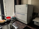 松下（Panasonic）台式洗碗机二代H1D【小尺寸大容积58L】独立烘干 80℃高温除菌 洗烘一体 软水系统 家用台面独立式 实拍图