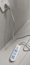 公牛插座 基础蓝白款 多孔长线多功能电插板 分控开关拖线板带儿童保护门/新国标/排插/接线板 4位【总控】1.8米（新国标防过载）GN-607 实拍图