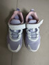 鸿星尔克（ERKE）童鞋男女童运动鞋儿童缓震轻便跑鞋淡紫粉/微晶白/神秘紫35 实拍图