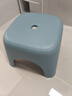 禧天龙（Citylong）家用塑料凳板凳防滑加厚儿童凳浴室矮凳子蓝色 1个装 实拍图