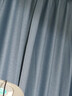 水星家纺窗帘遮光卧室全遮光布5A抗菌遮阳帘隔音简易挂钩式2.5x2.0米1片蓝 实拍图