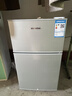 HYUNDAI（韩国现代）小冰箱迷你小型家用冷藏冷冻宿舍出租房办公室双开门二门电冰箱节能省电 68L银【店铺爆款+节能省电】 实拍图
