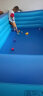 诺澳 充气泳池大号儿童游泳池家用室内小孩戏水池海洋球池大人泳池 300*183*75cm蓝白平底四环-豪华 实拍图