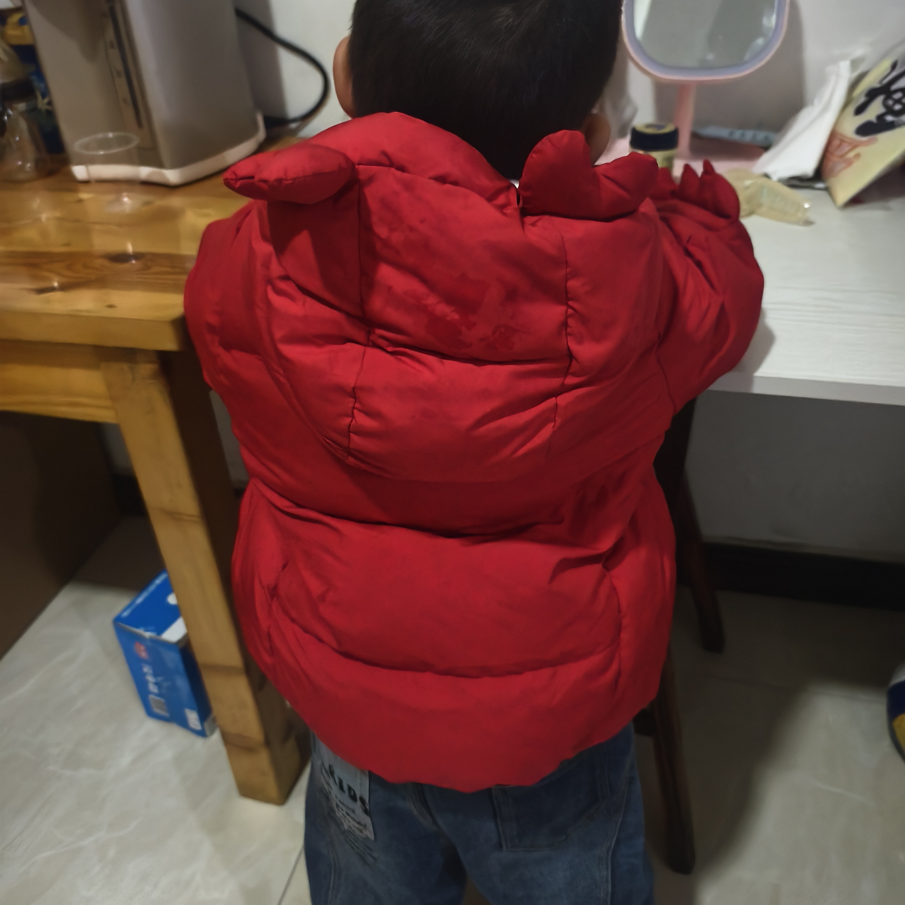迷你巴拉（minibala）【新年服】男女童羽绒服新中式拜年连体衣爬服马年 实拍图