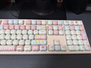 AKKO【粉色键鼠套装】猪猪派对有线/蓝牙/无线三模机械键盘女生高颜值可爱游戏键盘&安琪猫猫鼠标双模 实拍图