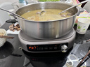 九阳（Joyoung）0涂层IH秒涮电火锅火锅专用锅电锅家用4-8人分体式可拆洗多功能电蒸锅不锈钢电煮锅6L火锅锅GN12 实拍图