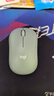 罗技（Logitech）M221 轻音鼠标 无线鼠标 办公鼠标 对称鼠标 带无线微型接收器 薄荷绿 实拍图