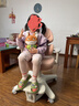 护童（Totguard）儿童学习椅可调节升降学生正姿四背坐姿椅 G985_妙想粉 带脚踏 实拍图