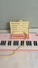 迪漫奇儿童早教神器电子琴钢琴玩具早教37键可弹奏初学者新年生日礼物 实拍图
