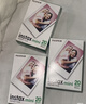 富士（FUJIFILM） instax 3英寸立拍立得相机mini迷你相纸 一次成像胶片胶卷 3寸双包+相册*2+边框贴+收纳盒【含20张白边】 官方标配 实拍图