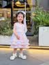 班喜迪女童连衣裙夏装2026新款宝宝公主裙周岁礼服小女孩儿童纱裙子夏季 粉色 【偏小，建议选大一码】 90 实拍图