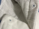 拉比婴儿衣服连体衣秋冬男童女加厚保暖哈衣连帽夹棉宝宝爬服金貂绒 全开蓝色 59cm 实拍图