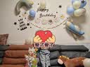 多美忆生日场景布置生日气球儿童女孩男孩气球装饰周岁生日布置奶兰套装 实拍图