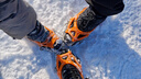 哥尔姆冰爪防滑鞋套 户外雪地 钢冰爪登山鞋 钉滑雪 橙色M码11齿 实拍图