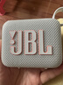 JBL GO4 音乐金砖四代 蓝牙音箱 户外便携音箱 电脑音响 iphone17pro适用 送朋友礼物小音箱 月光白 实拍图