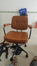 联丰人体工学老板皮椅久坐舒服家用办公椅电脑学习沙发转椅DS-221棕色 实拍图