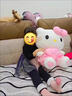 哈喽keiti玩偶hello凯蒂kitty公仔布娃娃猫玩偶抱枕女生睡觉毛绒 天使【95%都选择】 60厘米 实拍图